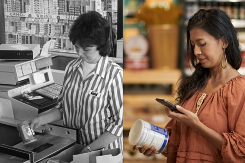 Digital Product Passport voor textiel en schoenen: hoe begin je? - Eerste Barcodescan 50 Jaar Geleden