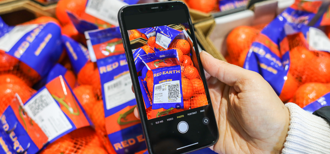 Producten met een QR Code powered by GS1 - Img Citrus Fruits Traceability Gs1 Australia 0